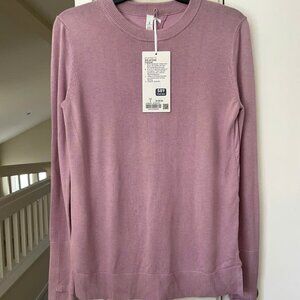 LULULEMON STILL AT EASE PULLOVER, SIZE 4,  LAVENDER COLOR